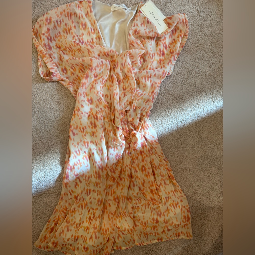 All in Favor multi print dress